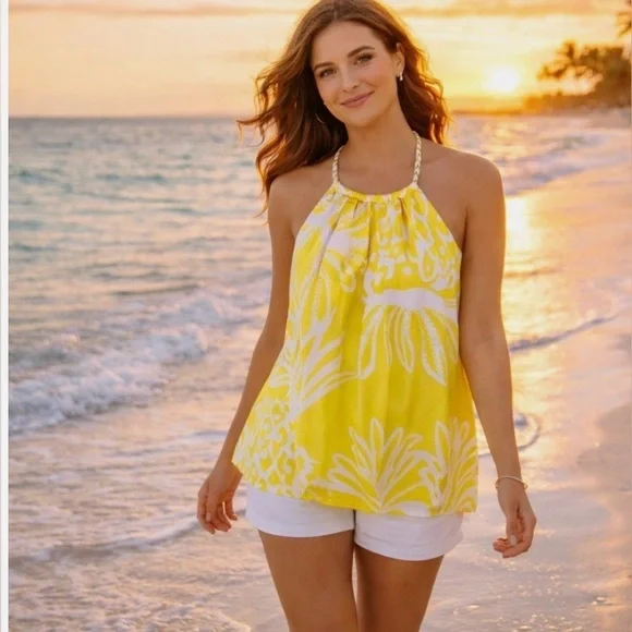 LILY PULITZER for Target Halter Top - Picture 1 of 7